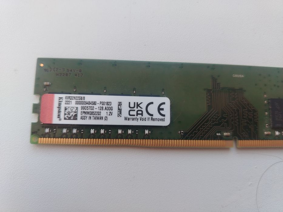 ОЗУ 8gb DDR4 3200mHz