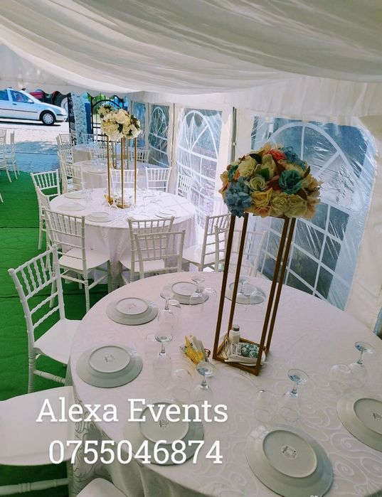 Inchiriez Cort Corturi Pavilioane Nunta Botez Majorat Mese de Cocktail