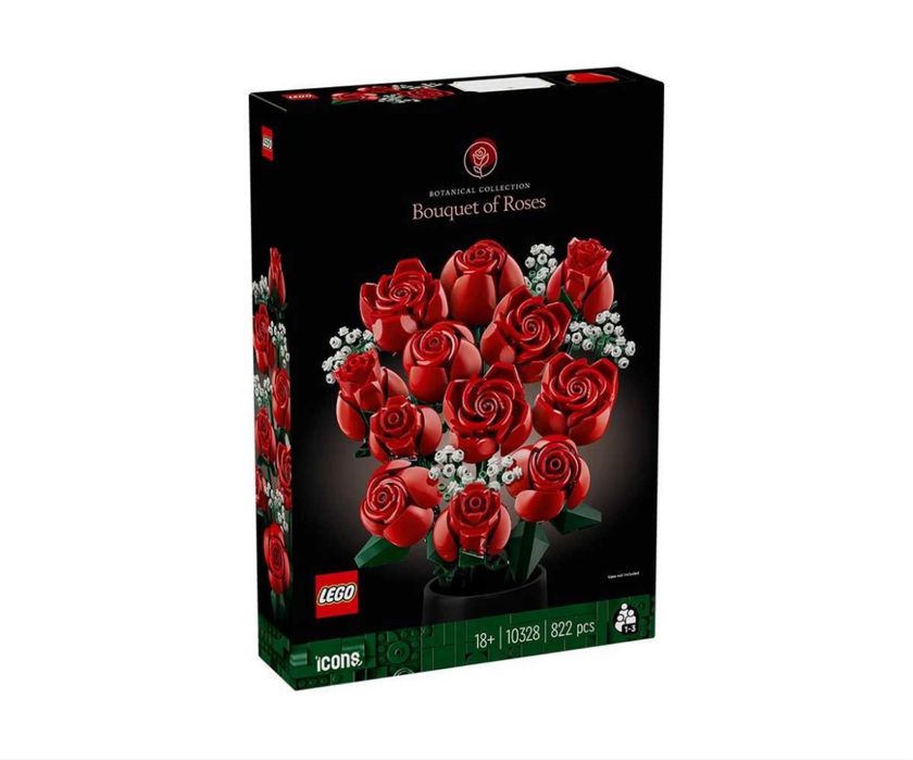 Нареден lego букет от рози