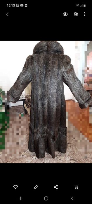 Продам нутриевую шубу 50 размер длинная