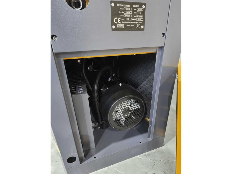 Компресор Zelfir AM VSD-10 7.5kW, 10HP, 8 bar, 380V, 1.1 m3/min, чисто нов, 0 работни часа, 2 броя