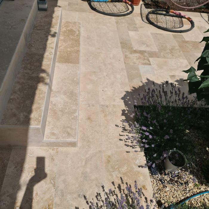 Travertin 40.6x61×1.2 antichizat