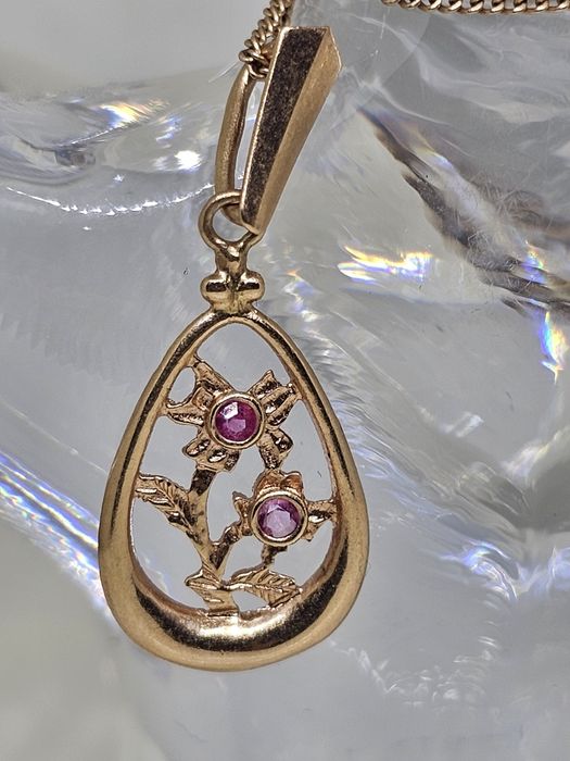 Советские цепь +кулон 583СССР