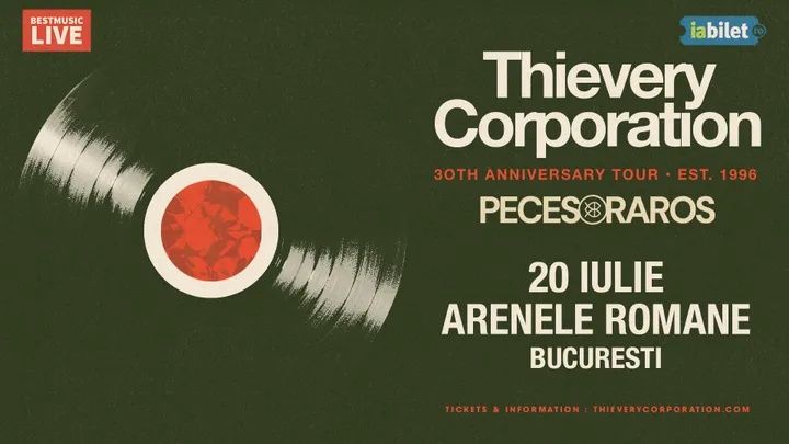 2 bilete Thievery Corporation