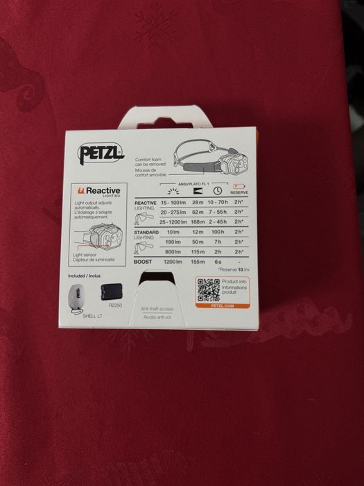 Lanternă frontală Petzl Swift RL 1200 lm