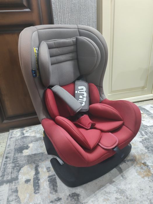 Scaun auto JUJU Little Rider JU1200-DC-GREY-D-RED, 5 puncte, 0 - 18kg,