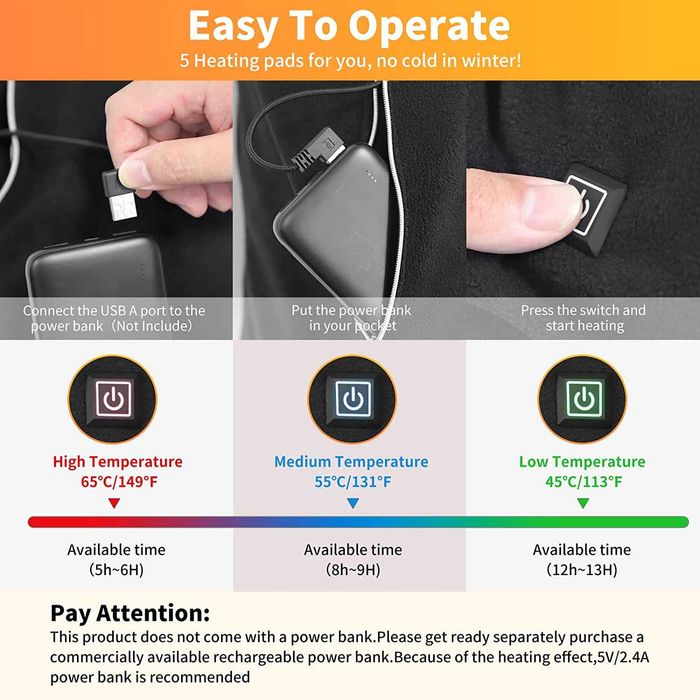 Жилетка с подгряване ISOPHO за мъже и жени