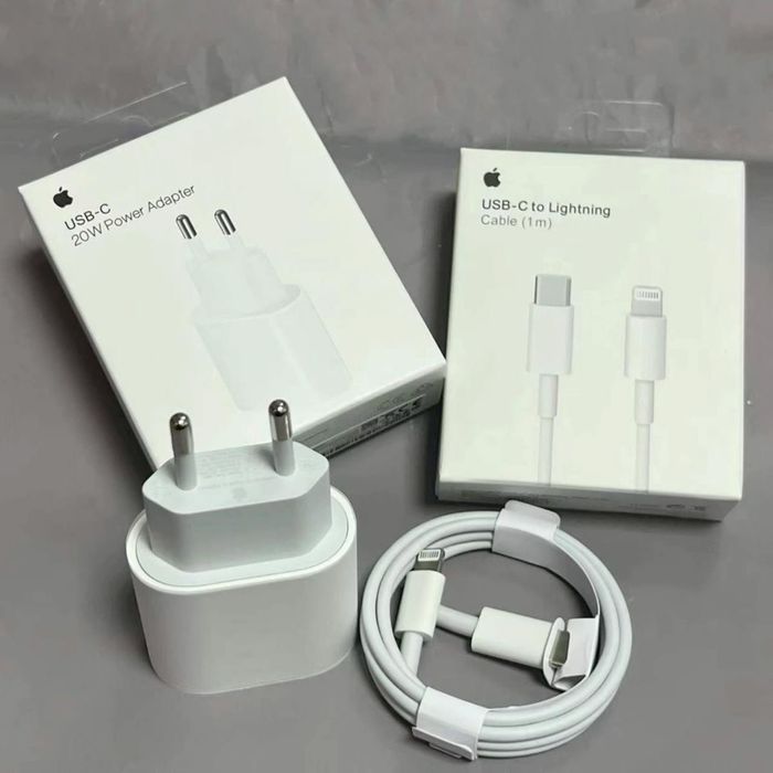 СРОЧНО! Продаю адаптер Iphone на 20w и кабель lightning