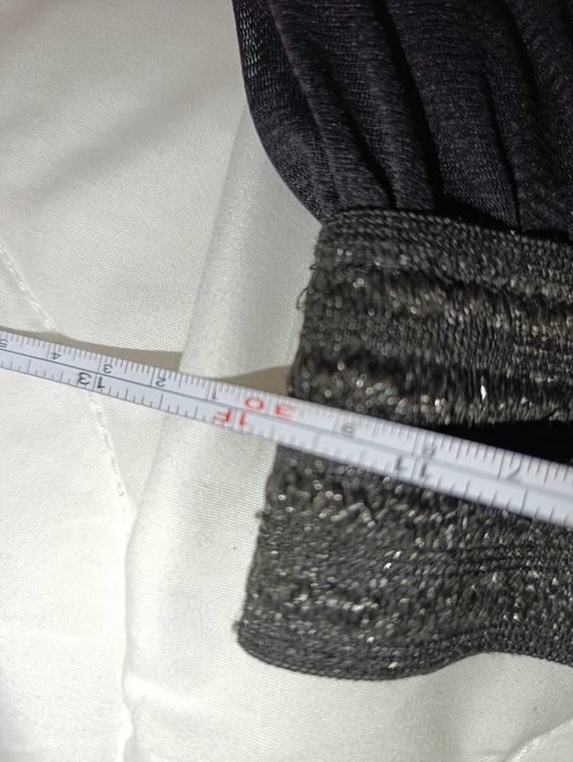 S/M дълга черна Туту пола, тюлена пола