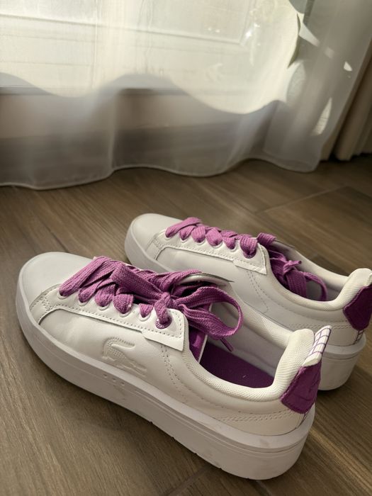 обувки lacoste бели