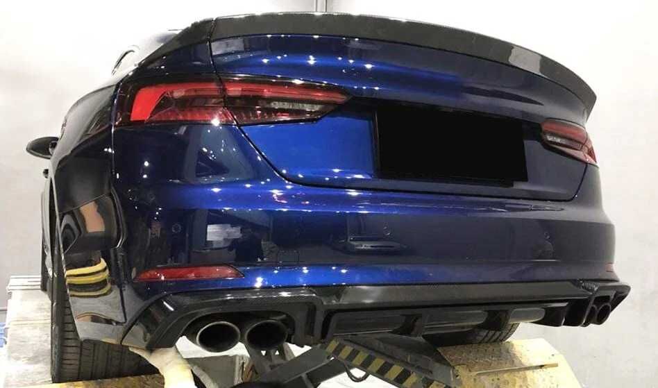 Prelungire bara spate fusta spoiler lip difuzor AUDI A5 F5 COUPE Cab.