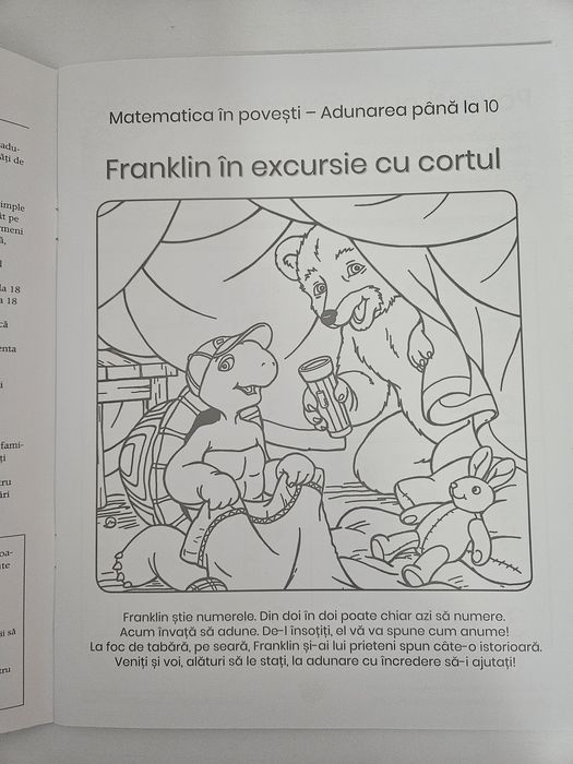 Set 3 cărți educative Franklin – Matematică în povești