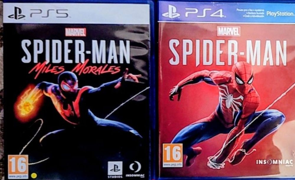 Vindem Spiderman 1 si 3 perfecte ps4 ps5