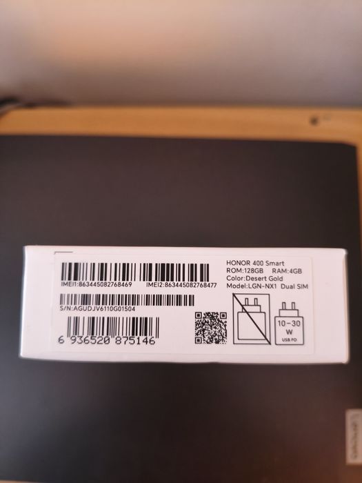 Honor 400 Smart Sigilat cu garanție, 5G, Dual SIM, 128GB, 4GB RAM, Desert Gold