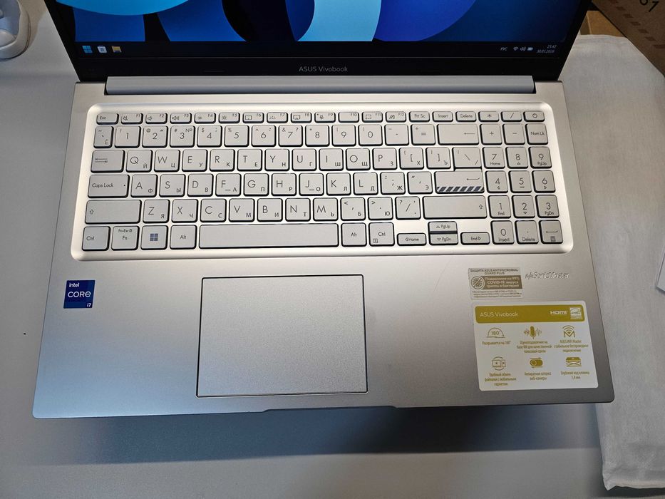 ПРОДАМ Asus VivoBook 15 Ноутбук Core™i7-13620H/16GB/512SSD/15.6"iPSFHD
