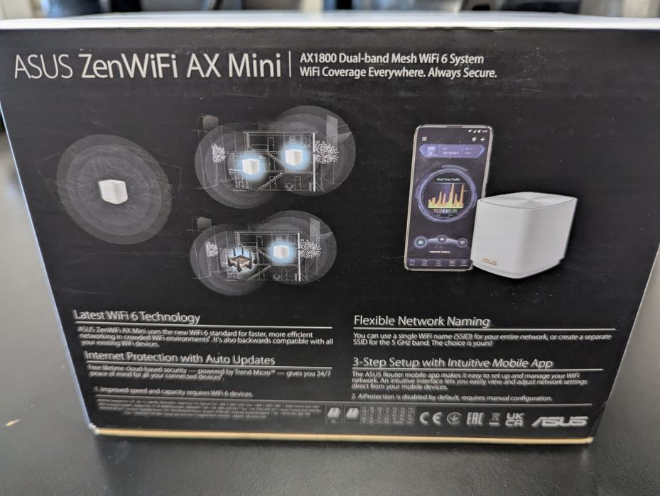 Router ASUS WiFi 6 AX1800 ZenWiFi Mini XD4