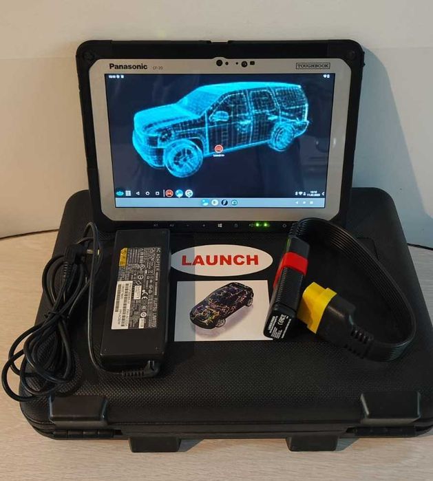 Tester Auto Launch X431 + Tableta Militara Antisoc Panasonic i5 8/256Gb SSD 4G 10.1 inch, Full soft auto instalat Turisme Si Autoutilitare, update zi