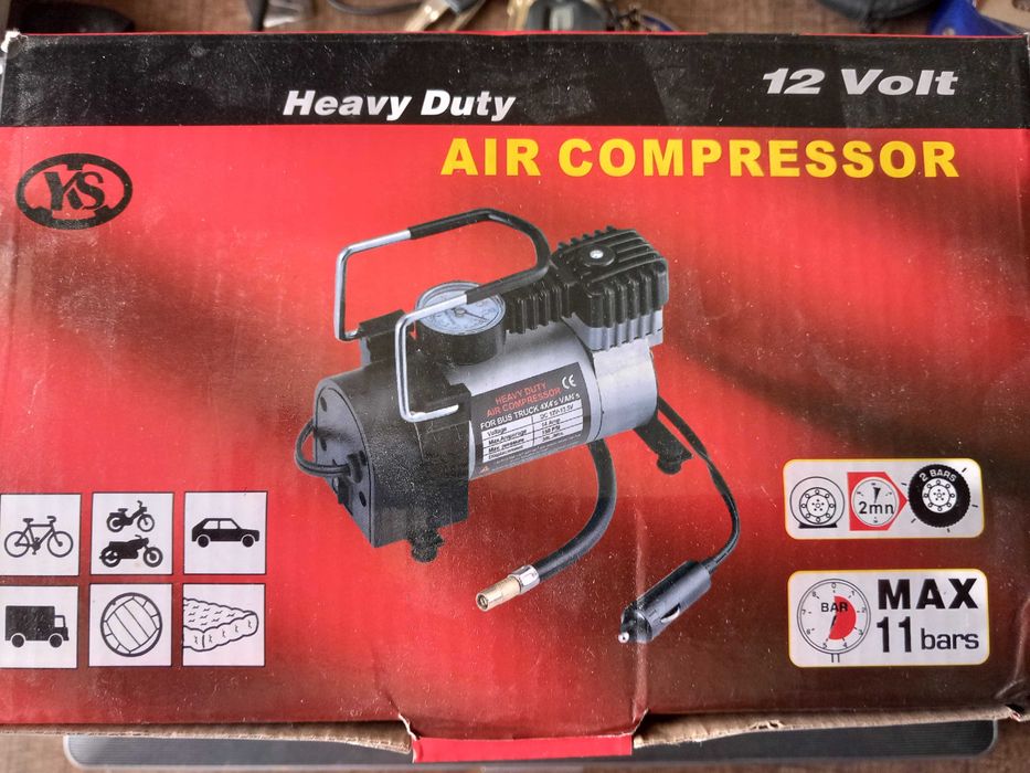 Compresor auto si uz casnic. La bricheta. Nou!