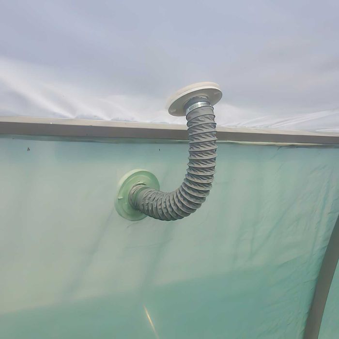 Система наддува пленки для теплиц