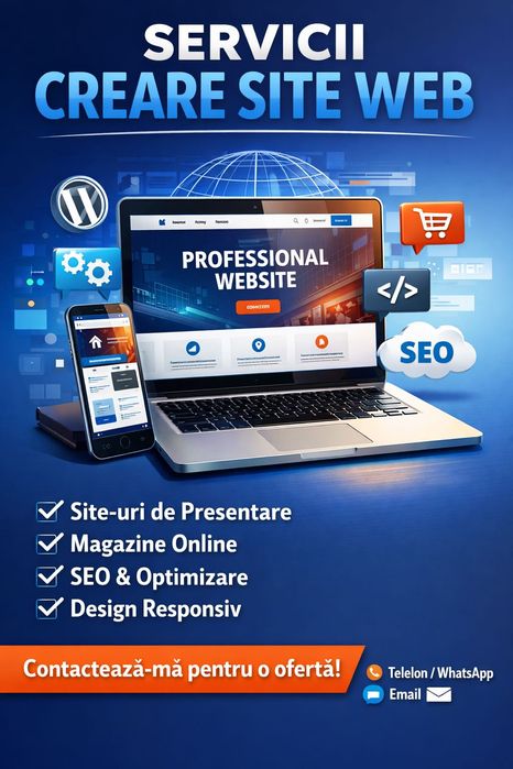ofer servicii cu specializare web (web design) la un pret atractiv.