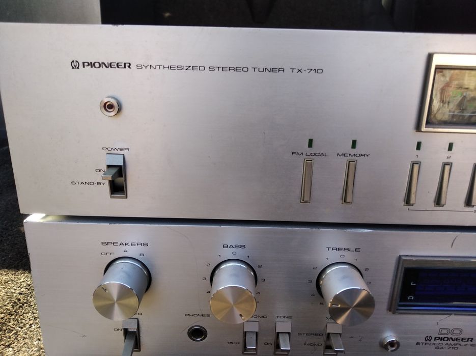 Pioneer Sa710& Tx710 blue line