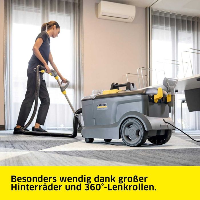 Нов Екстрактор Прахосмукачка Сухо Мокро Почистване Karcher Puzzi 10/1