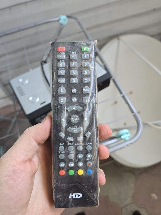 Спутниковая тарелка мини 1 метр, ресивер.