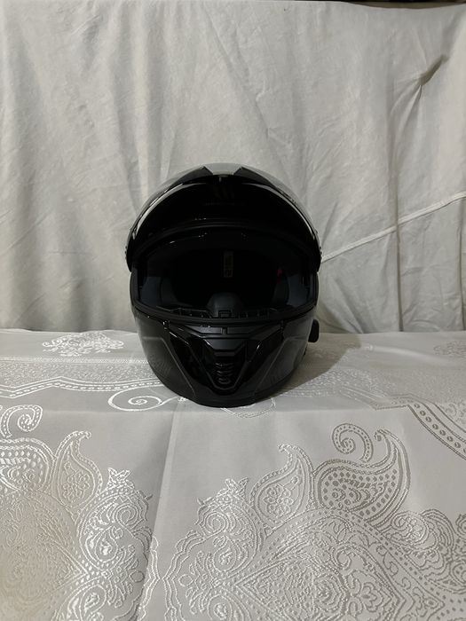 Casca MT Thunder 4 SV XL + viziera silver+ intercom montat