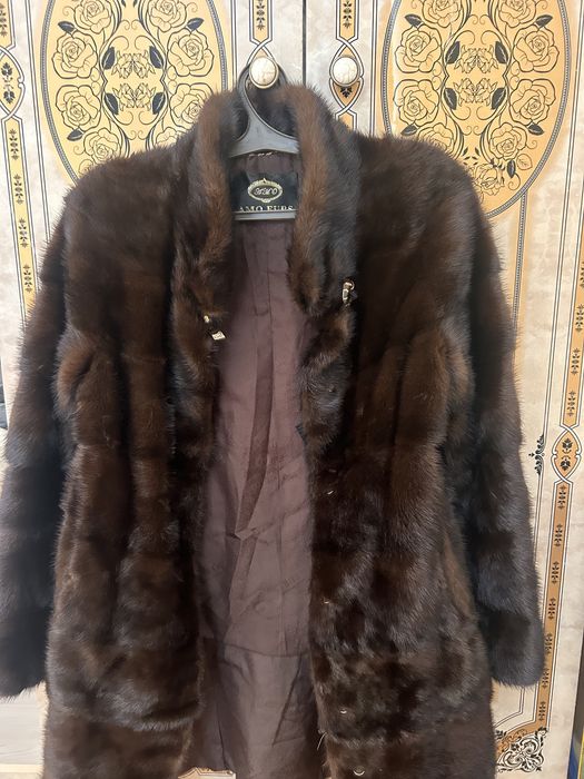 Шуба норка в хорошем состаяний