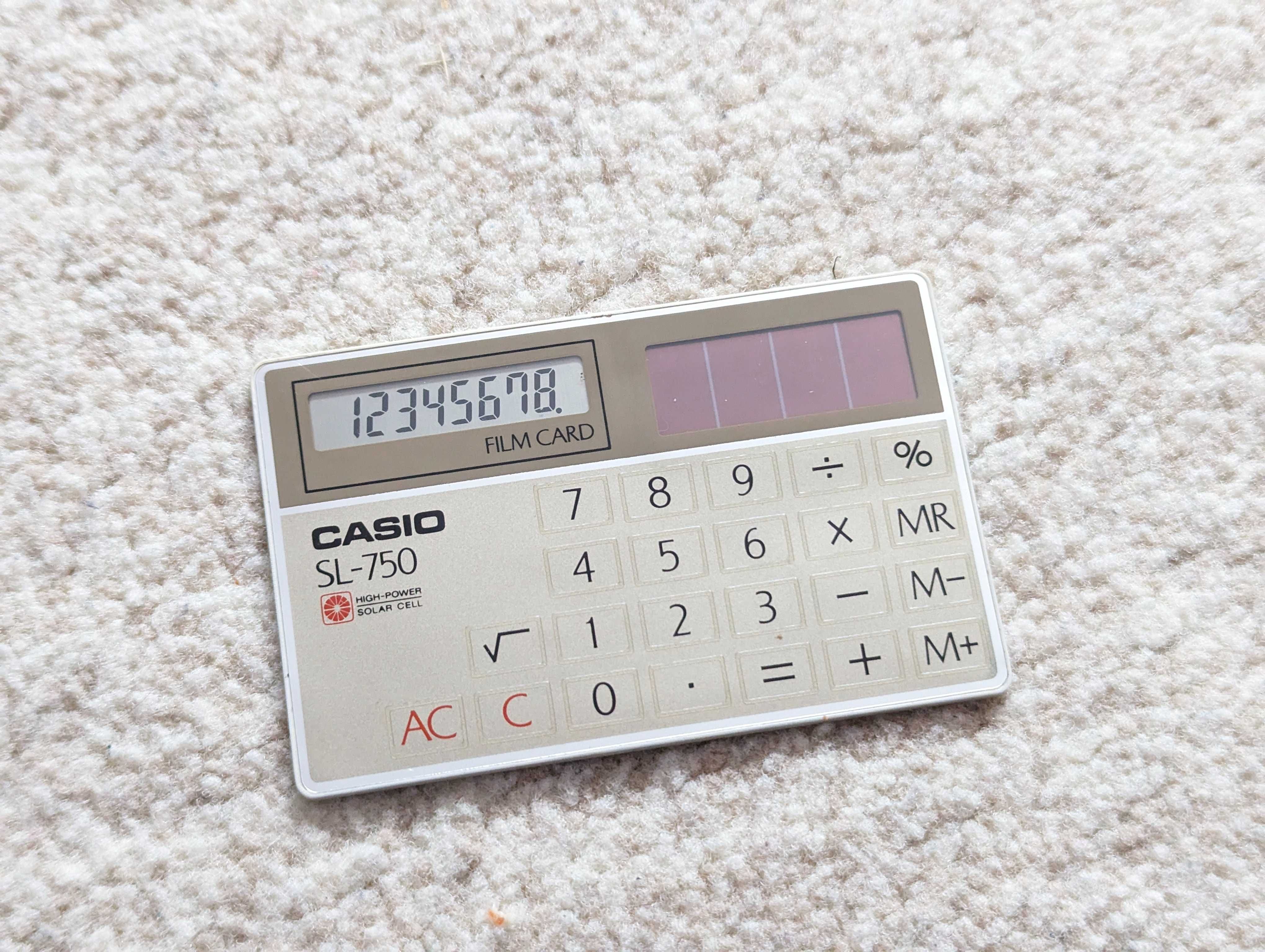 Casio film card calculator hotsell