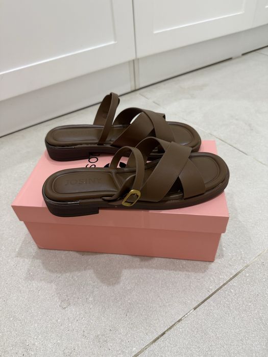 Шлепанцы размер38 бренд josiny кожа