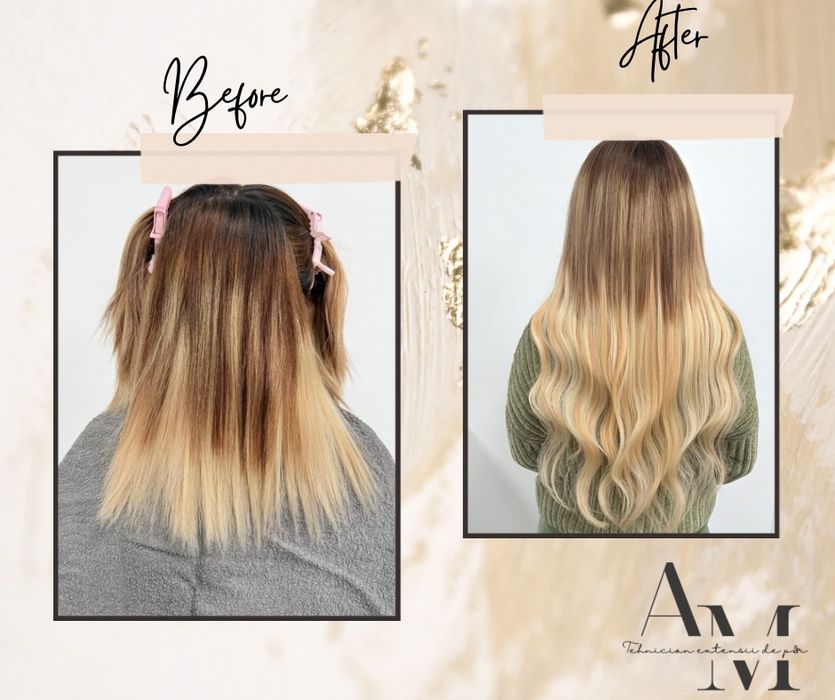 Aplic extensii de par