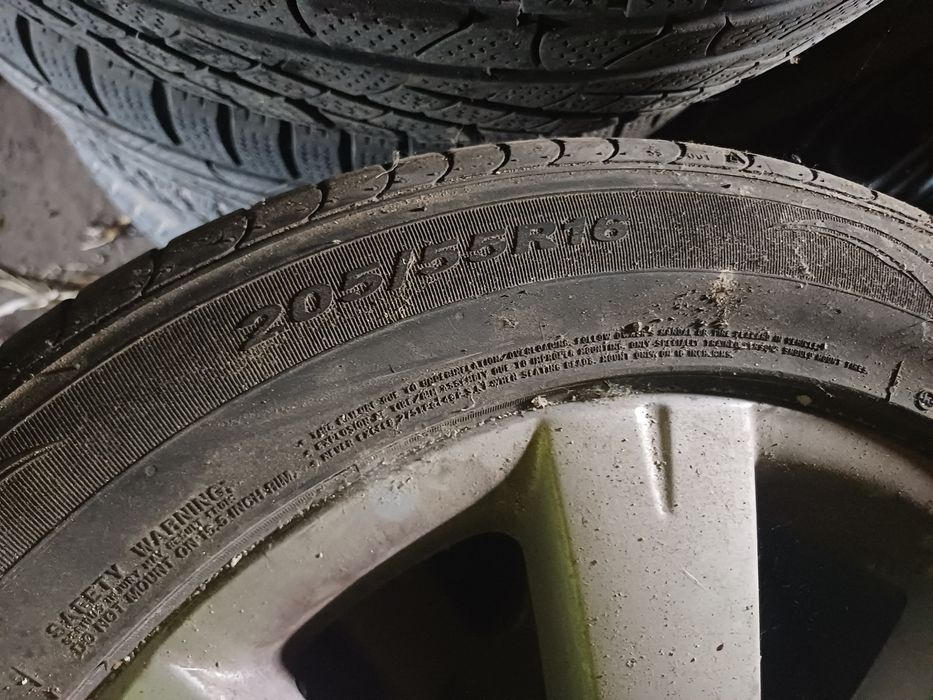 Оригинални Джанти на VW с гуми 16"  205/55