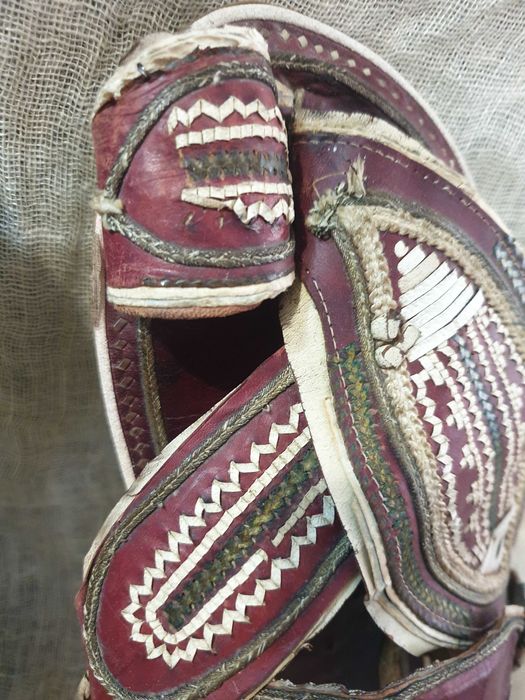 Арабски сандали.От естествена кожа и гьон