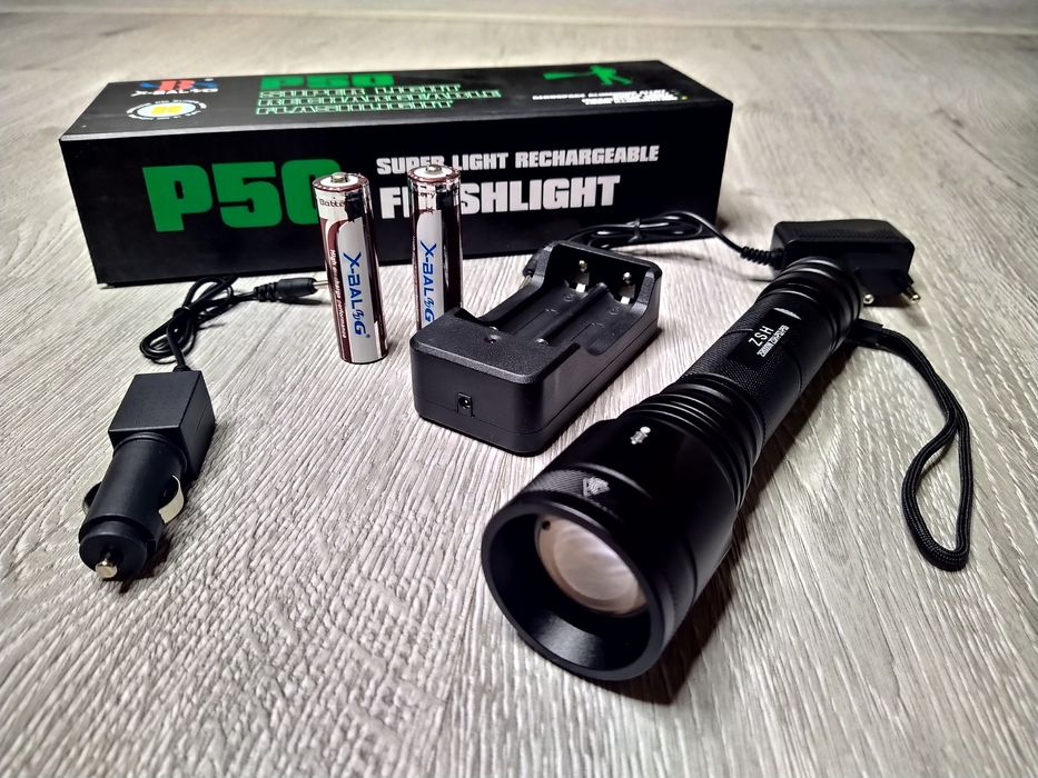 Lanterna profesionala NEW CREE P50-WC, 100%metal, noul model CREE P50