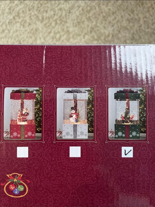 Decorațiune cutie cadou led muzica Meli Melo