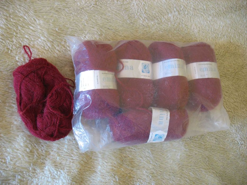 Прежда за ръчно плетиво и декорация