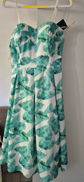 Rochie fara bretele midi S-M