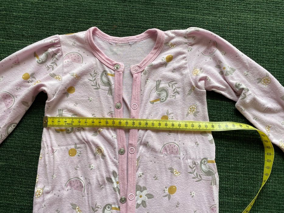 Salopetă bambus Joha, Tukan pink,  mărimea 70