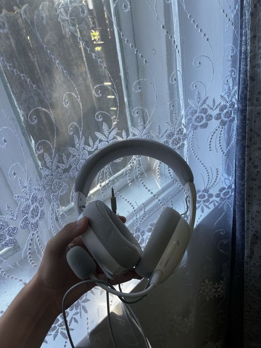 Căști gaming Attack Shark L68 Pro, wireless / cu fir, alb, stare impecabilă