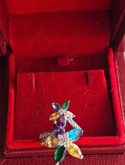 Inel damă nou finuț din argint stantat 925