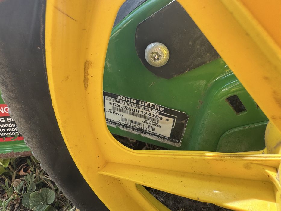 Masina de tuns iarba/gazon John Deere JS60H 53 cm cu mulcire