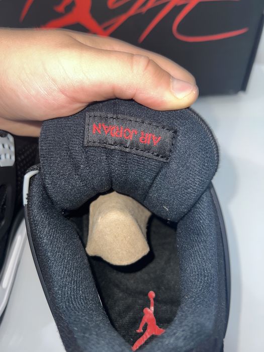 Jordan 4 black Canvas