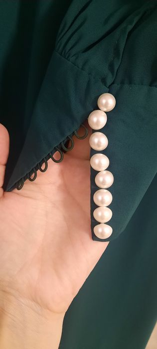 Rochie verde smarald, masura 38