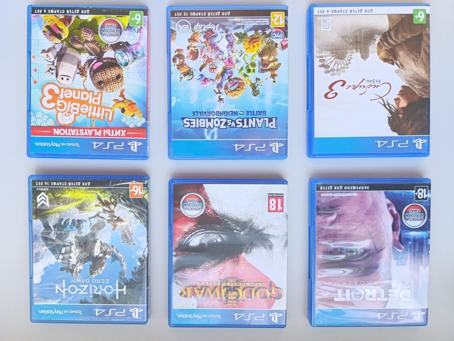 Диски Playstation 4