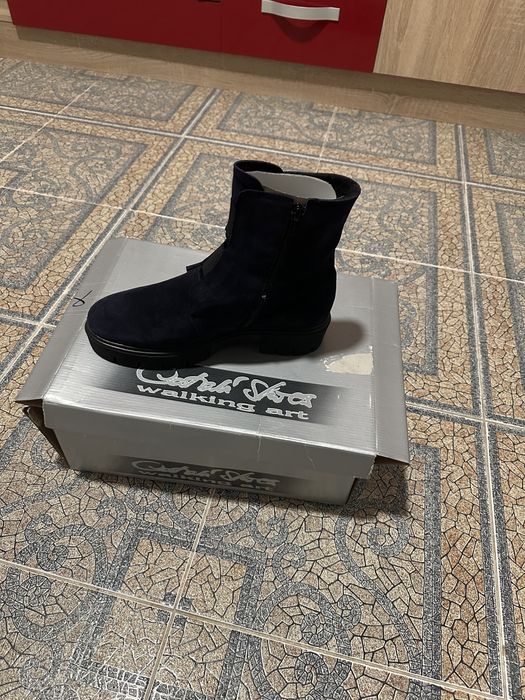 Ghete casual dama - piele naturala
