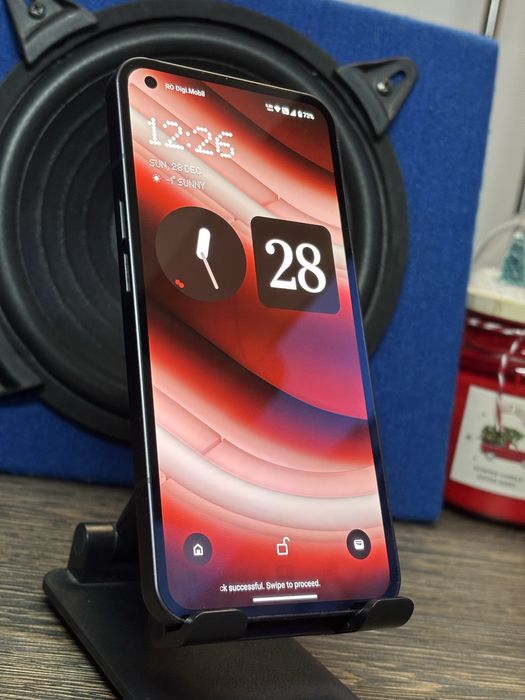 Telefon Nothing Phone 1, 256 Gb, 10 din 10 + Husa Carbon CADOU