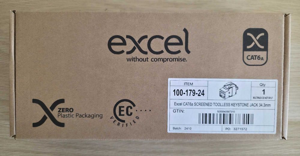 Excel Cat6a RJ45 14 Mufe De Retea Mama Internet IT Reutilizabile Fara Scule