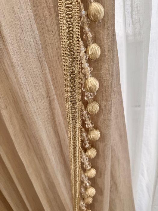 Шторы с тюлем в гостинную