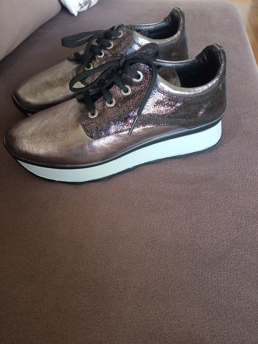 Дамски есенни обувки естествена кожа